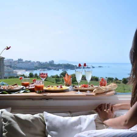 Le Sunset, Appartement Exceptionnel Ocean View - Phare - Au Calme 비아히쯔 외부 사진