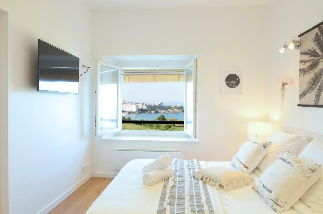 Le Sunset, Appartement Exceptionnel Ocean View - Phare - Au Calme 비아히쯔 외부 사진